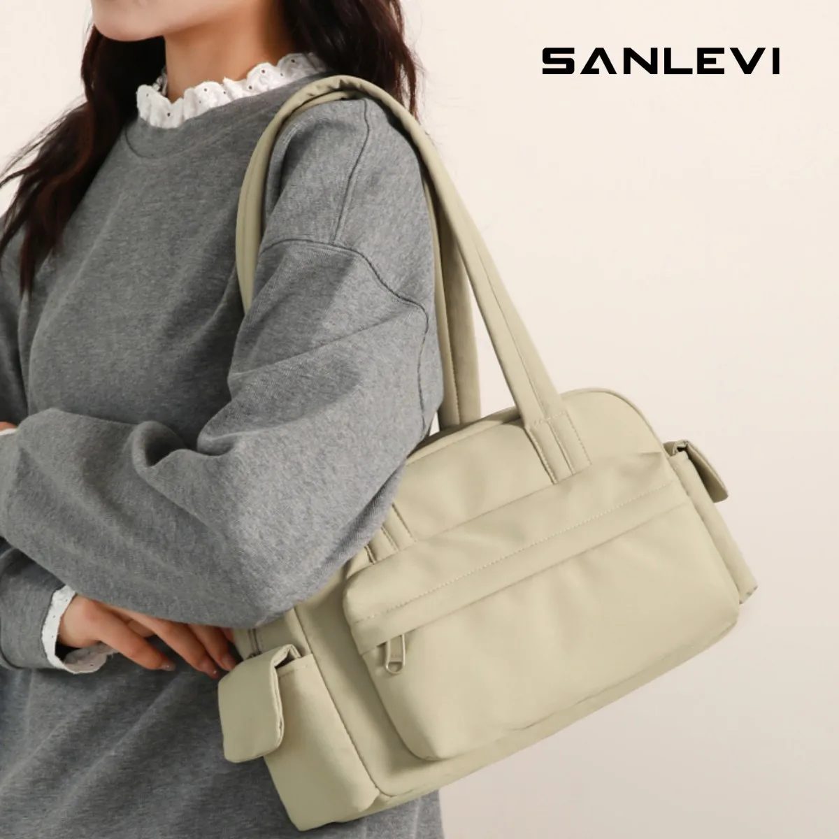 

Vintage Canvas Crossbody Bag for Women – Lightweight Casual Shoulder Bag, Retro Purse for Commute, Yoga, Sports