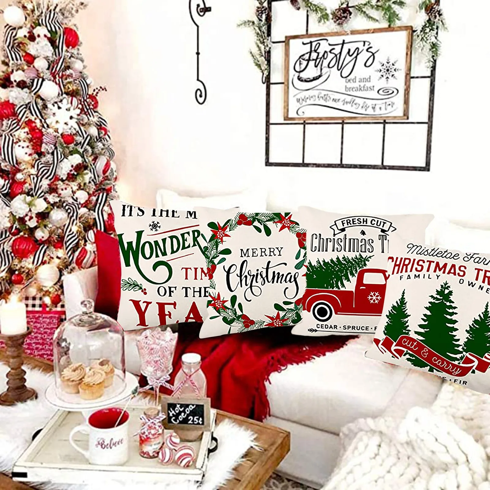 

Home Christmas Decor Cushion Cover Survived Family Pillowcase Slip Pillowcase Silk Size Zip Silk Pillowcase Real Silk Pillowcase