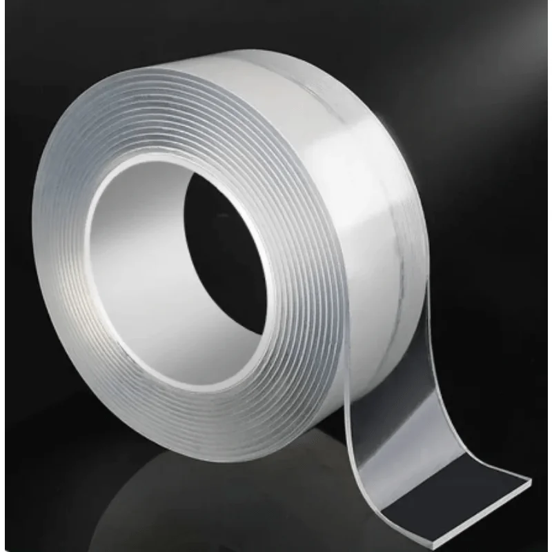 Nano Double Sided Tape Heavy Duty Transparent Adhesive Strips Strong Sticky Multipurpose Reusable Waterproof Mounting Tape