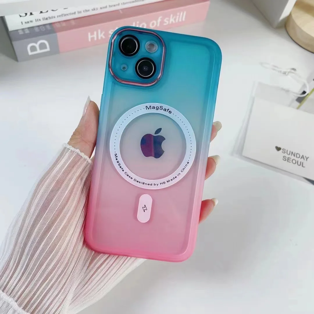 Double Color Jelly Series TPU Material Phone Case Suitable For IPhone 11 12 13 14 15 16 Pro Max Plus Anti Drop Protective Cover