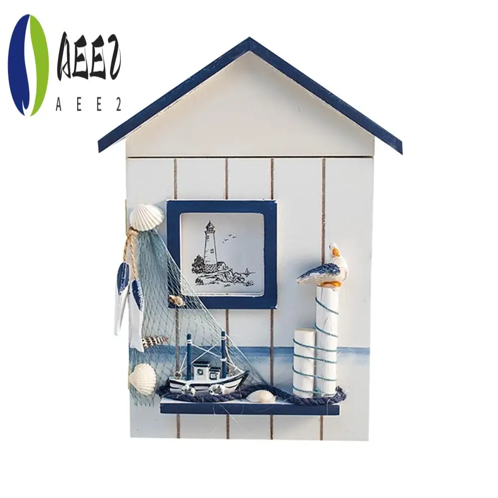 

AEE2-Креативное украшение в океане, ящик для ключей, настенный ящик для хранения ключей