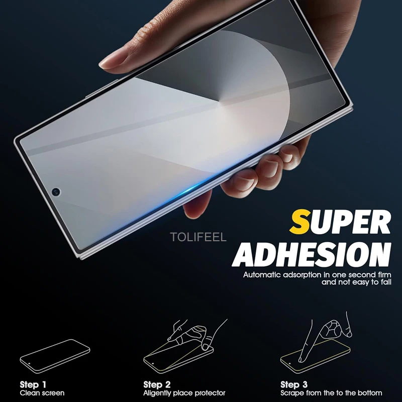 4 piezas Cristal templado para Samsung Galaxy Z Fold 7 6 5 4 3, protector de pantalla premium transparente para Samsung Z ZFold 6 5 Fold5, película de vidrio 4