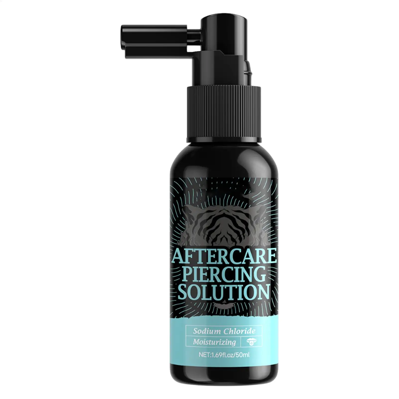 After Care Piercing Solution 50ml Gentle Safe Mist Piercing Spray Aftercare for Adults Men Women Newly Pierced Areas Care