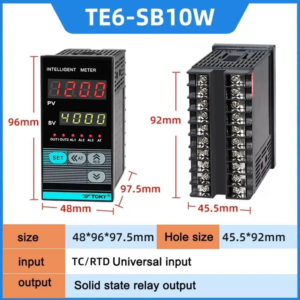 TOKY 온도 조절 meterTE6-SC18W, DC10W, TE6-RB10W, 온도조절기