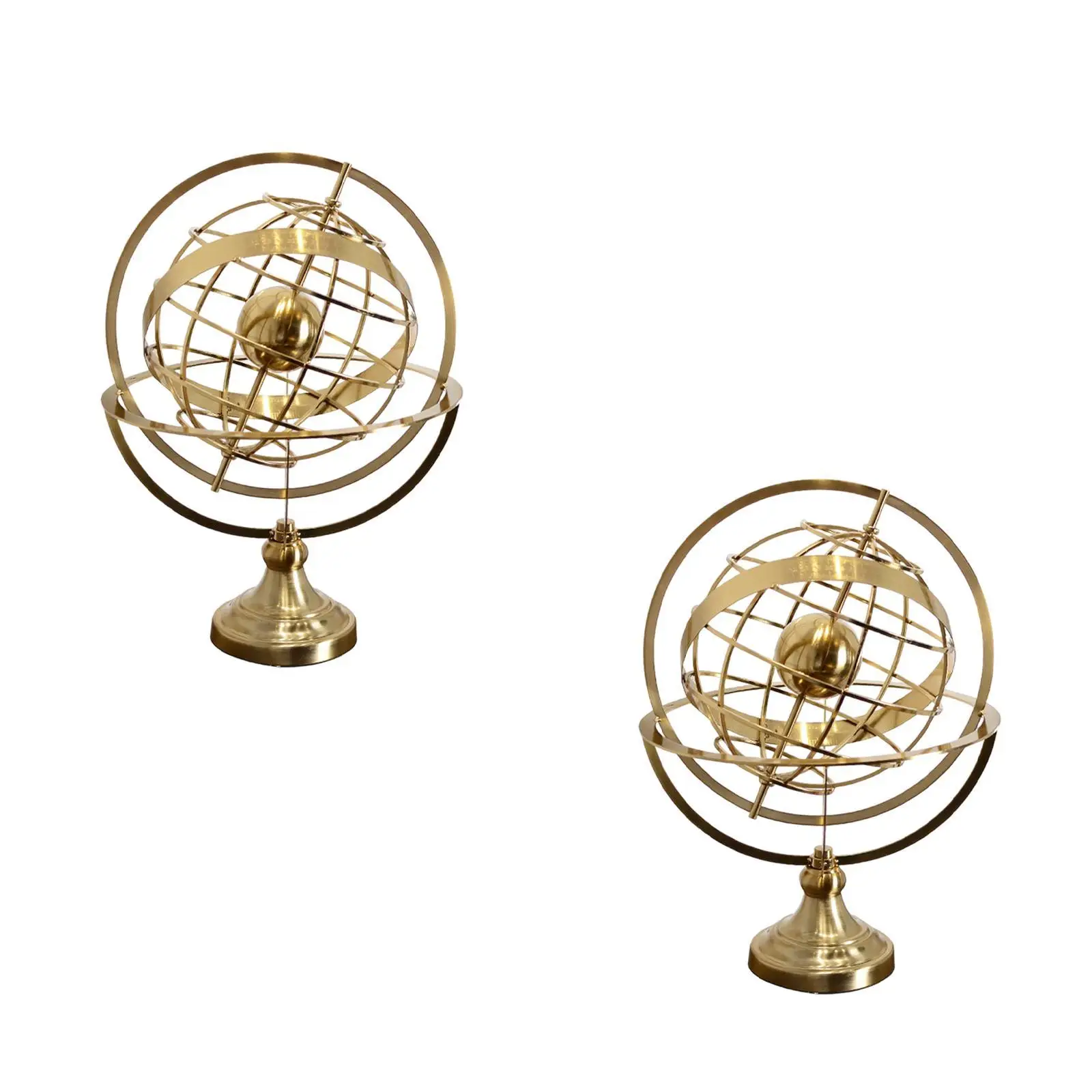 

Rotating Globe Ornaments Globe Statue Creative Housewarming Gifts for Office Living Room