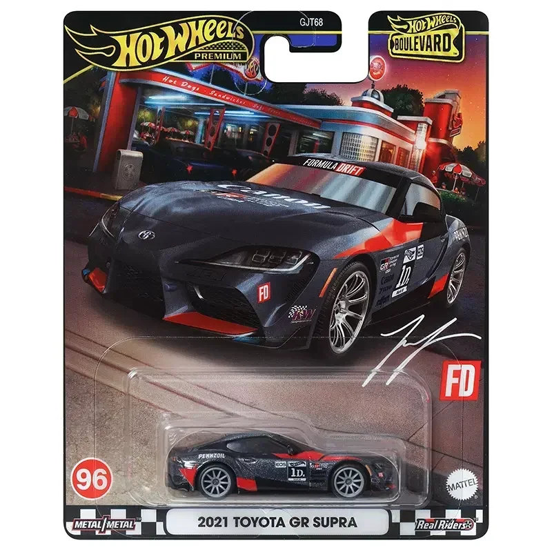 Mattel Hot Wheels 1/64 Boulevard Premium Car Alloy Lamborghini Countach Toyota Fiat Modificado Skyline Diecast Boys Toys Vehicle