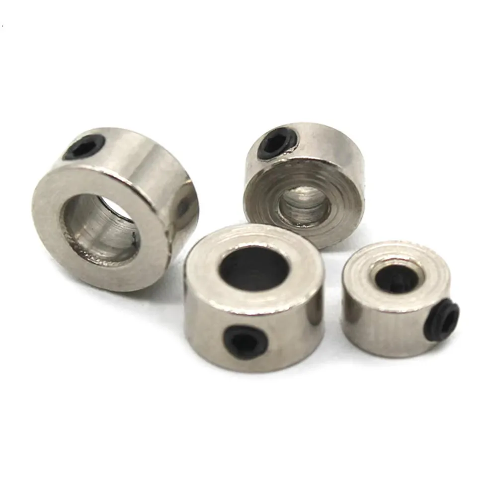 5pcs/lot 2/3/4/5mm Inner Diameter Stainless Steel Shaft Sleeve With One Spanner Model Making Shaft Sleeve DIY Parts