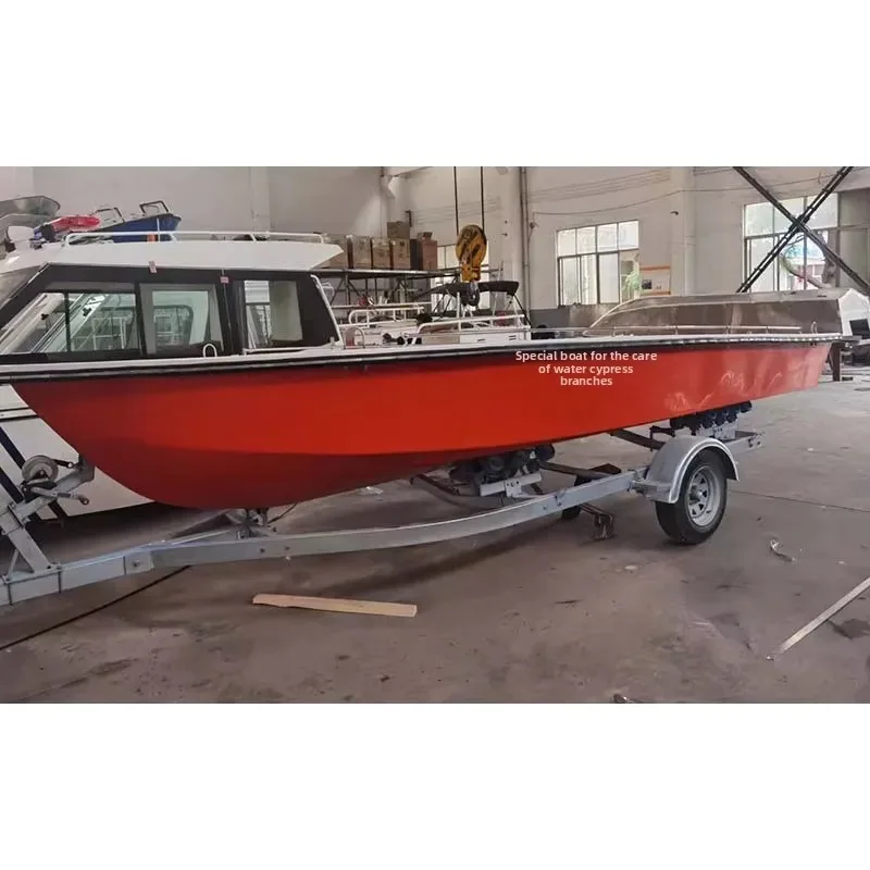 Hot Sale Yak Outdoors YKZ-146 Boat Trailer for Assault Boat Rubber Boat Kayak Yacht & Speedboat-Durable & Eco-Friendly for 7+