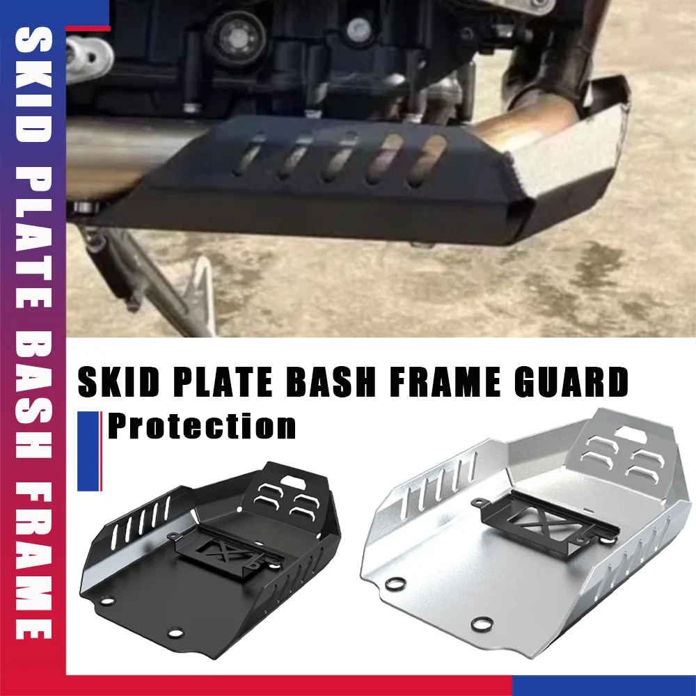 

Motorcycle Accessories CNC Skid Plate Bash Frame Guard Under Engine Protection Cover For CFMOTO 800NK 800 NK NK800 2023-2024