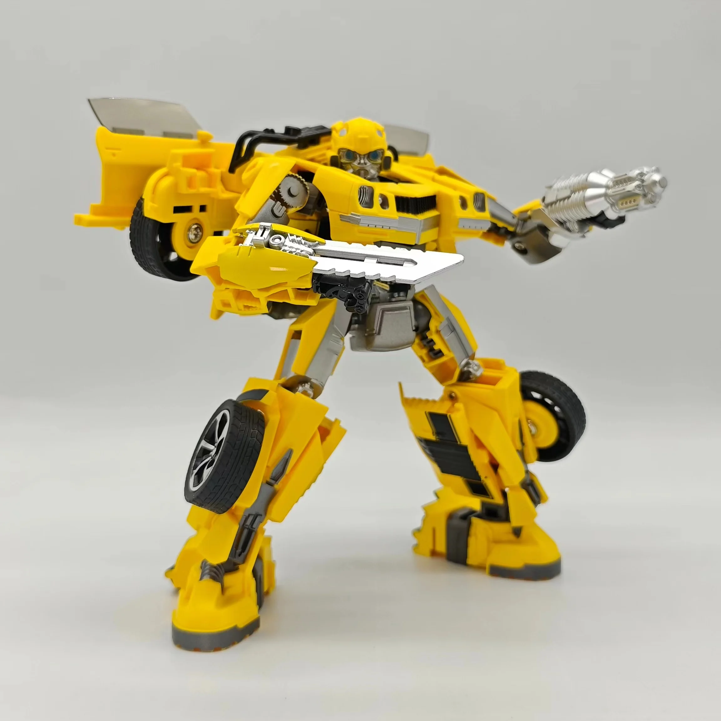 Op voorraad Baiwei TW-1032 Transformation 7 Yellow Bee Super Warrior Model Auto Man Action Figure Collection Gift