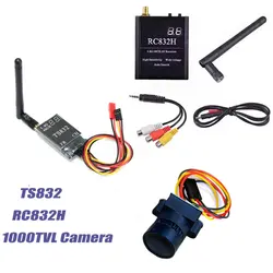 Transmitter TS832 & 1000TVL camera & Receiver RC832H 5.8G 48CH 600mw 5km Wireless AV for RC FPV Aerial Photography