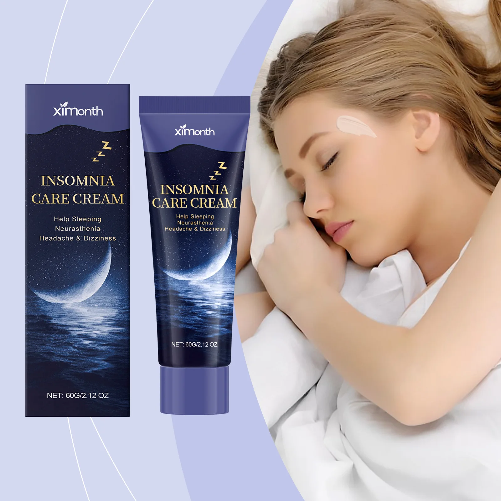 4pcs/set Ximonth Sleep Cream Creates A Comfortable Space At Night, Pamper Sleep And Improve Mood Care Cream