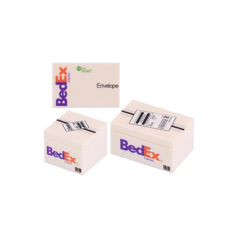 MOC Stadt Haus Lieferung Boxen Bausteine Street View Paket Post Briefkasten Brief DIY Gedruckt Ziegel Freunde Spielzeug Geschenke