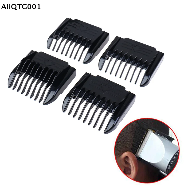 4PCS Universal Hair Clipper Limit Comb Guide Attachments Barber Replacement Style Tools for Precision Haircuts