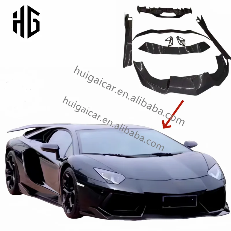 

New Arrival Carbon Fiber Rz Style Body Kit With Spoiler for Lamborghini Aventador Lp700