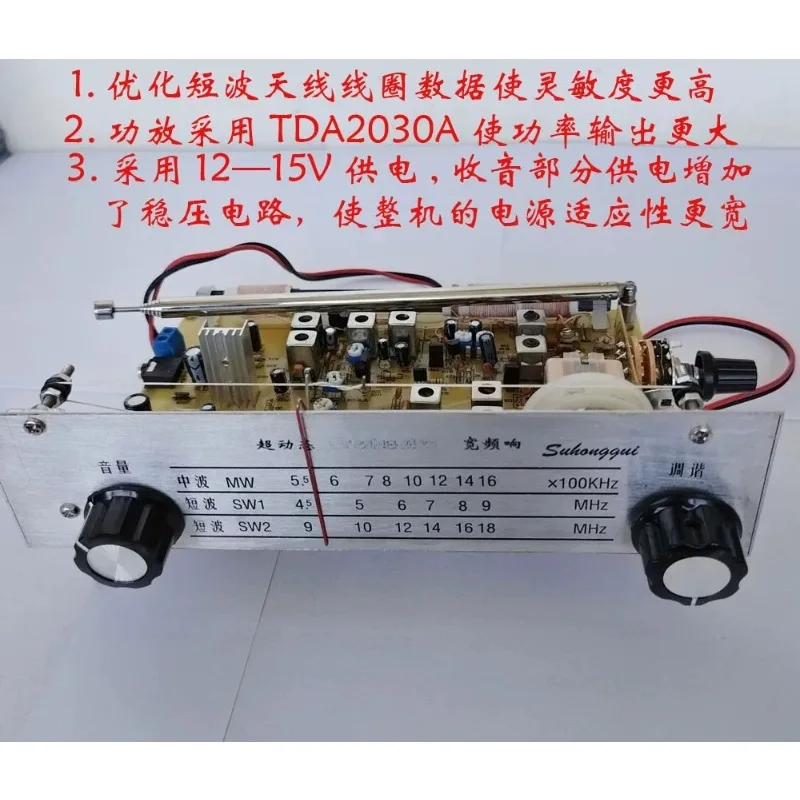 Ultra Dynamic Broadband Acoustic Tri-Band AM Radio Kit
