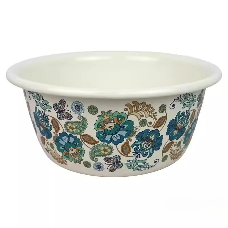 Deepened Extra Thick Enamel Basin Enamel Soup Basin Filling Basin Filling Basins Decoction Basins Nordic Large Bowls Home Decor