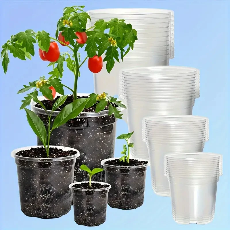 

Прозрачный детский горшок с дренажным отверстием, прозрачный горшок для посадки, цветочный горшок, прозрачные детские горшки для орхидей, трав