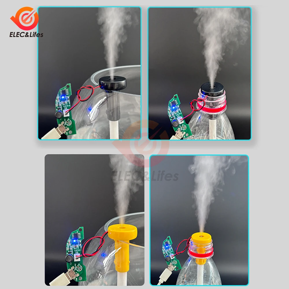 Micro USB 5V 20MM 2W Ultrasonic Mist Maker Fogger Atomizer Transducer Atomizer Film Plate Accessories Humidifier Rubber Gasket