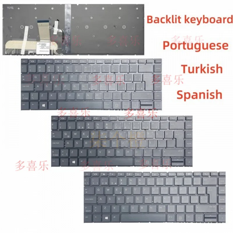 

ZZMM Laptop Keyboard Backlit for HP Elitebook x360 1040 G4 1040 G5 1040 G6 Series