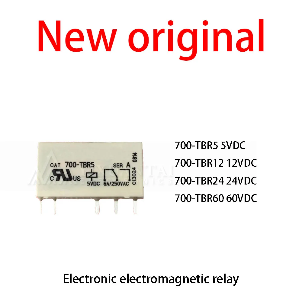 10Pcs/Lot New original 700-TBR5 5VDC 700-TBR12 12VDC 700-TBR24 24VDC 700-TBR60 60VDC Electronic electromagnetic relay