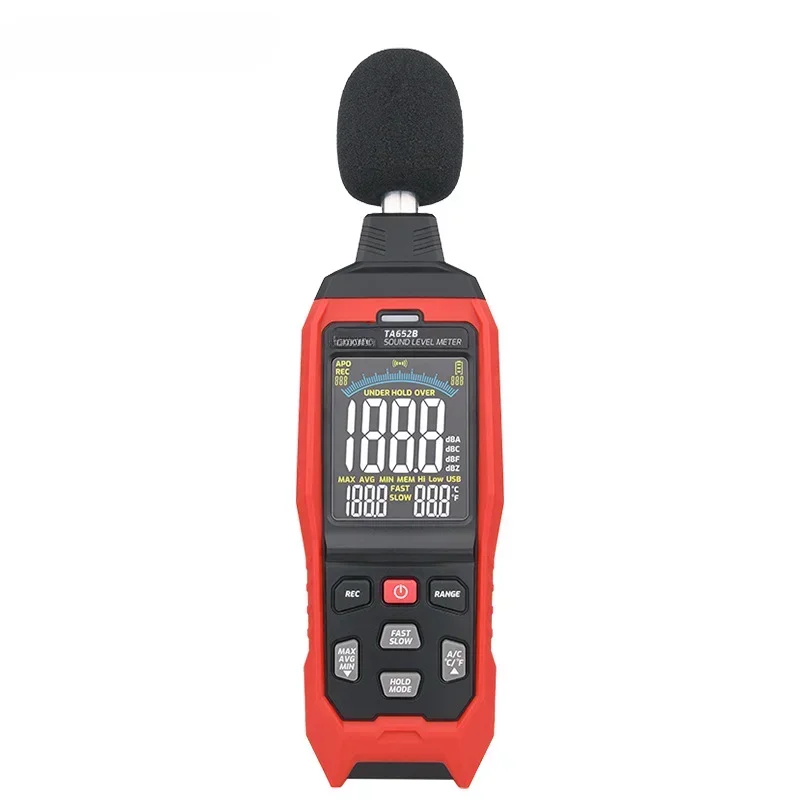 

Noise Meter TA652B TA652A Household Noise Tester Professional Detection Volume Z-Weighted Diffuser