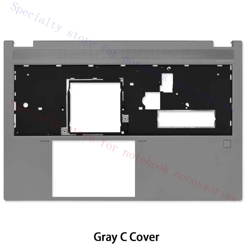 Original replacement cover for ZBook Fury 15 G7 G8 laptop front frame palmrest top case bottom base cover shield gray shell