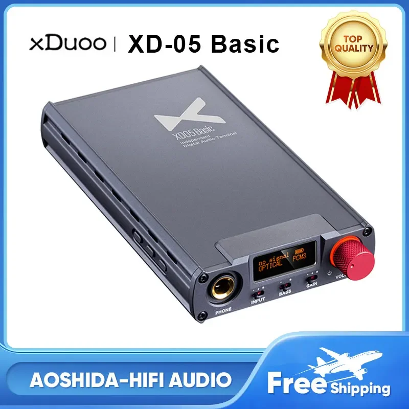 

Xduoo XD-05 Basic HiFi Audio DAC Headphone Amplifier ESS9018K2M Decoder 384KHz DSD256 XD05 Basic Headphone Amp For PC PS4 XBOX