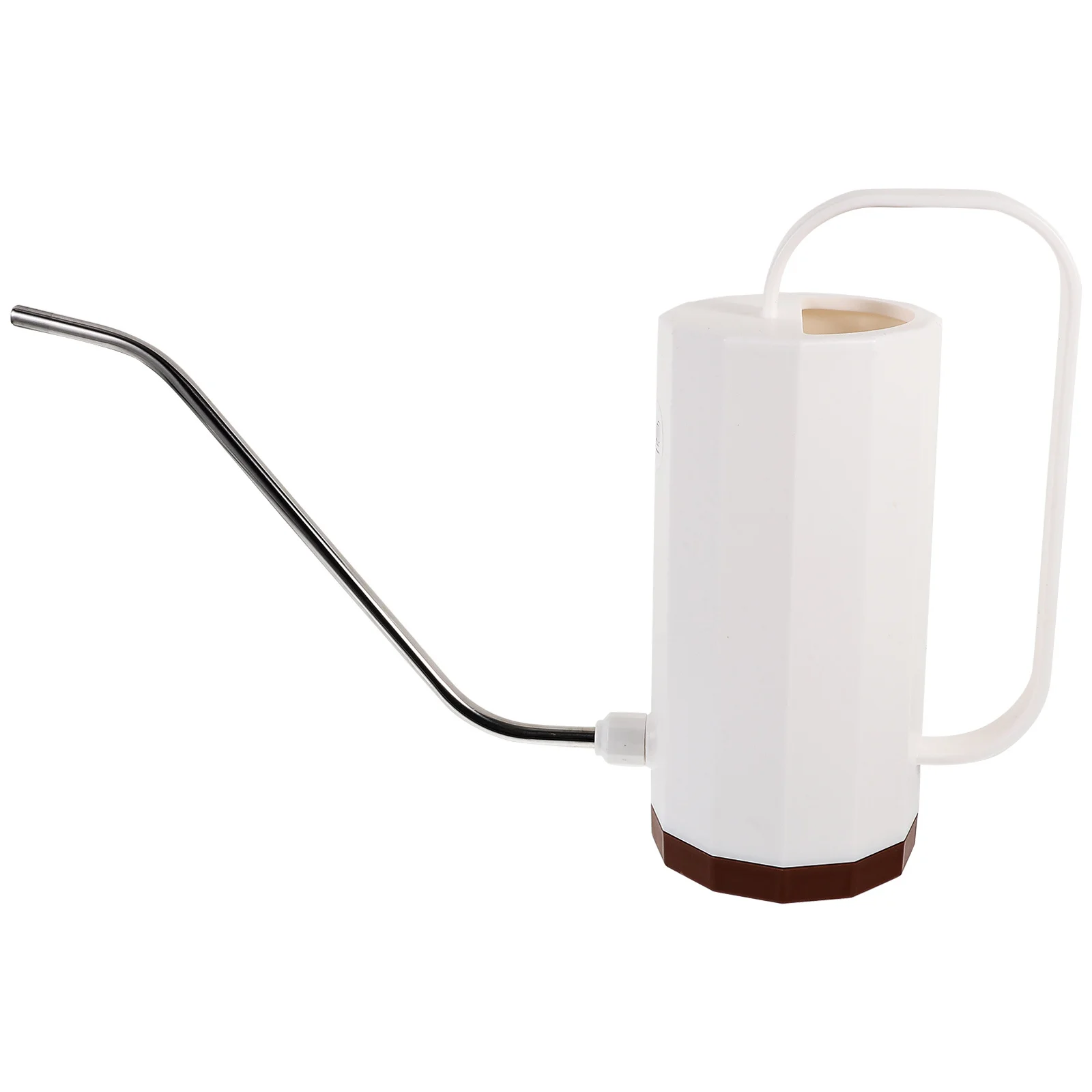 

1200Ml Watering Can Plastic Long Spout S Shape Design Geometric Stability for Indoor Outdoor Plants Flower Gardening