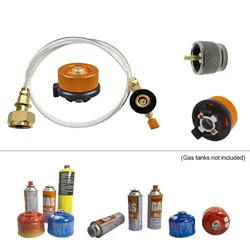 Adaptateur en PU pour réchaud à gaz de camping en plein air, remplissage de propane, GPL, Eva à intervalles plats, charge de gaz, couremplaçant précieux, adaptateur de conteneur, économie