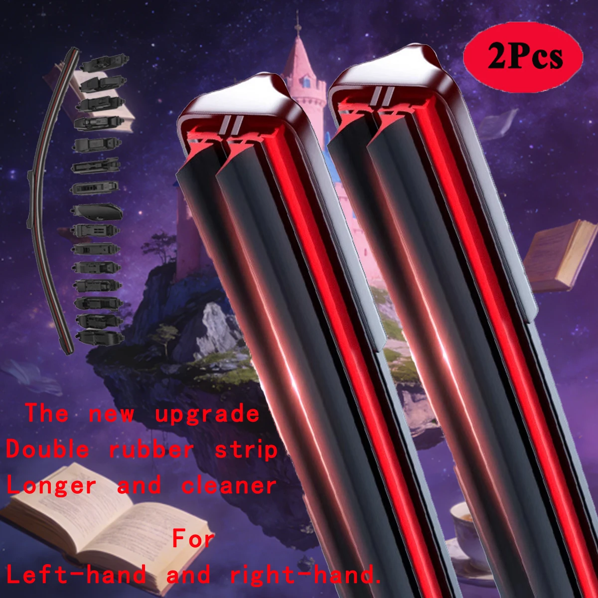 

For Volvo S80 Ll 2007 2008 2009 2010 2011 2012 2013 2014 2015 2016 Brush Windscreen Windshield Accessories Car Front Wiper Blade