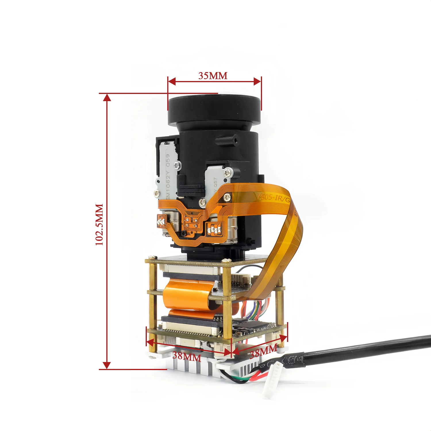 IMX415 8MP/4K Super Starlight IP Camera Module with HI3519DV500 AI Chips AI Denoise Low Lux 10X Optical Zoom Lens Auto Focus PoE