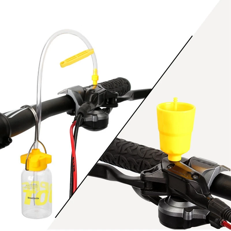 Bicycle Hydraulic Disc Brake Oil Bleed kit Contains Metal onnectors  For Shimano Magura Tektro Sram Avid Hayes Brake Repair Tool