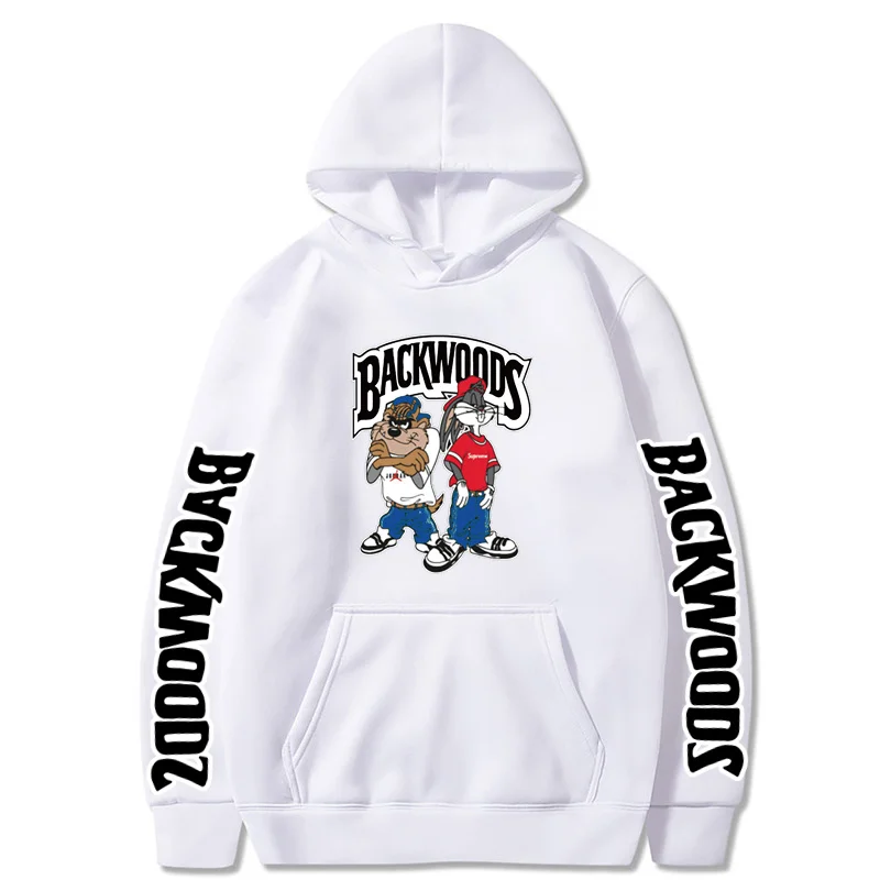 Anime Cartoon Backwoods Rick Morty Printed Fashion Hoody Couple Men Pullover Hoodies Sweatshirts Hip Hop Streetwear