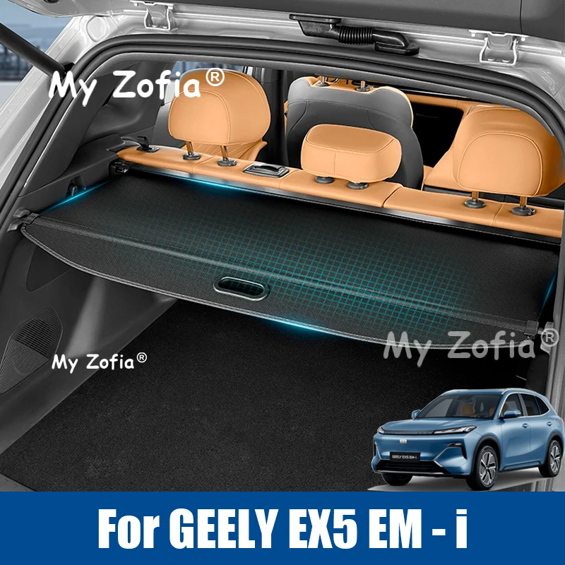 

Rear Trunk Cargo Cover For Geely EX5 EM-i Galaxy Starship 7 EM-i 2025 2026 Shield Shade Curtain Partition Board Privacy Blinds