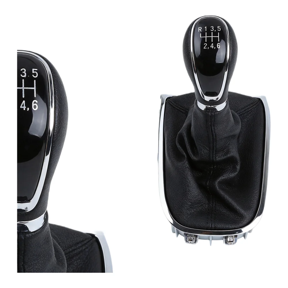 6 Speed Gear Shift Knob With Gaiter Boot For Buick For Excelle GT/XT 2009-2014 For Opel For Astra 55577540 Car Exterior Parts