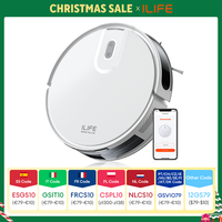 ILIFE V20 Robot Vacuum Cleaner, 5000Pa suction, SOF LiDAR Smart Navigation, APP Control, Customizable cleaning, Self charging