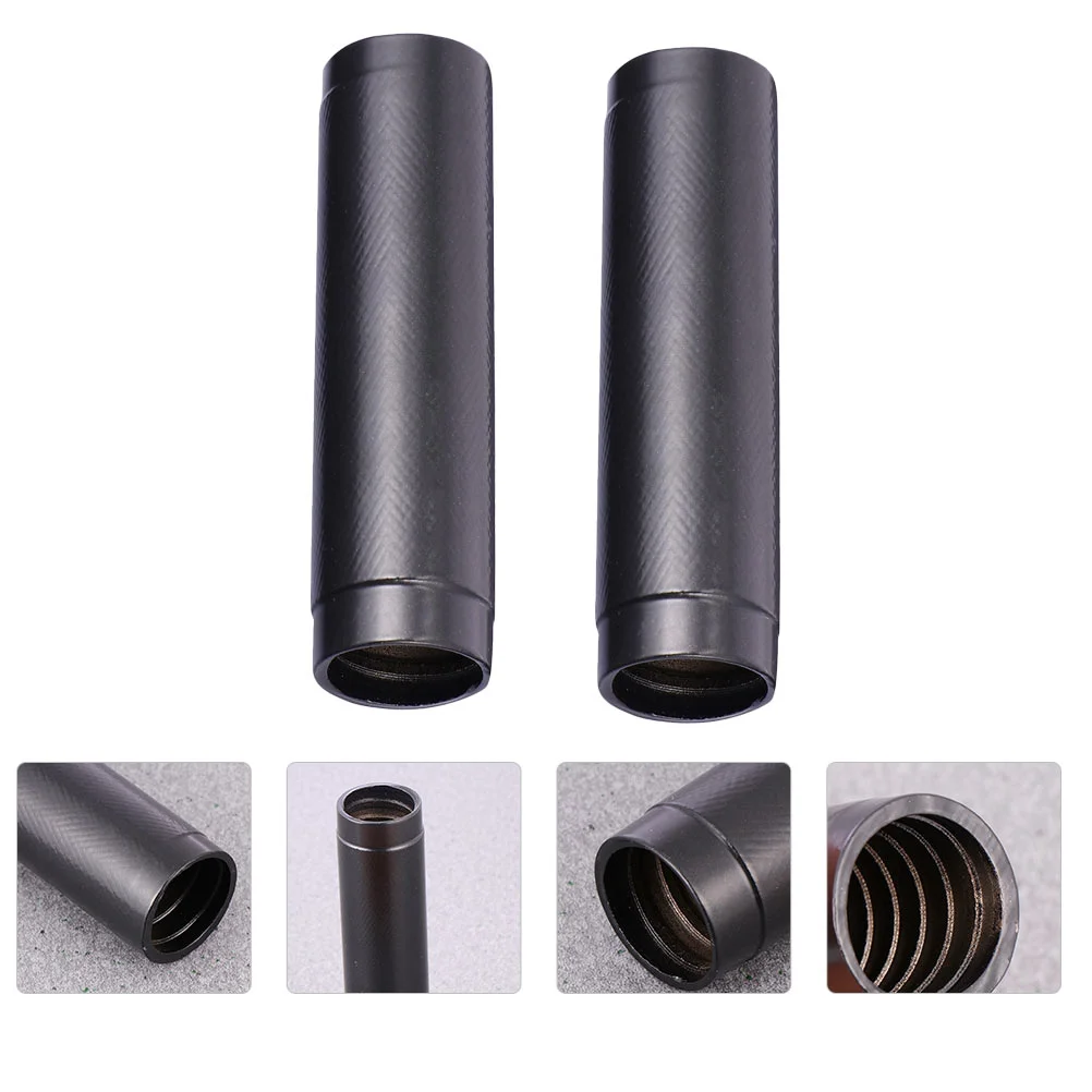 

2 Pcs Handle Connector Dumbbell for Gym Barbell Supplies Major Black Practical Steel Connecting Rod Child