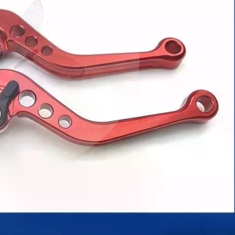 2Pcs Adjustable CNC Alloy Motorcycle Brake Levers Universal Front Rear Double Disc for Sport Bike Custom Modification