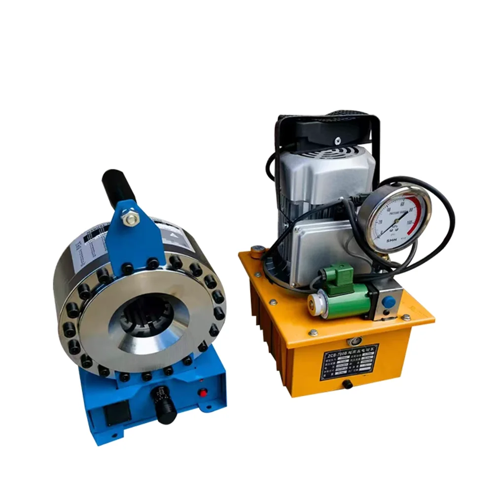 

1 inch Split type manual pipe pressing machine, hydraulic hose crimping machine with 8 sets of dies