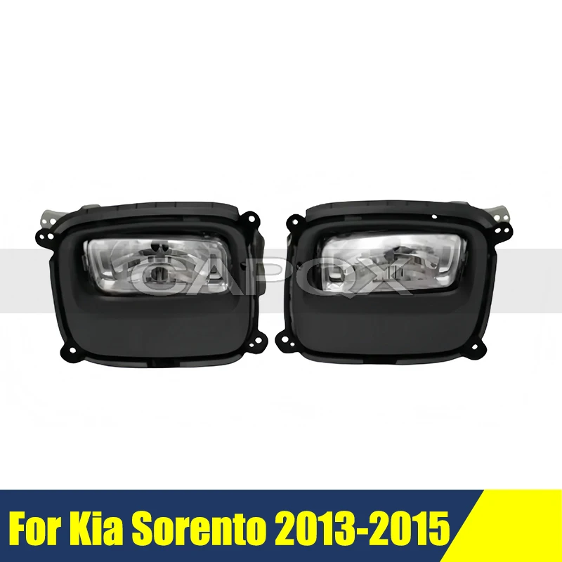 

1 Pair Front Bumper Fog Light For Kia Sorento 2013-2015 Fog Lamp Driving Light Lamp Foglight Foglamp Frame