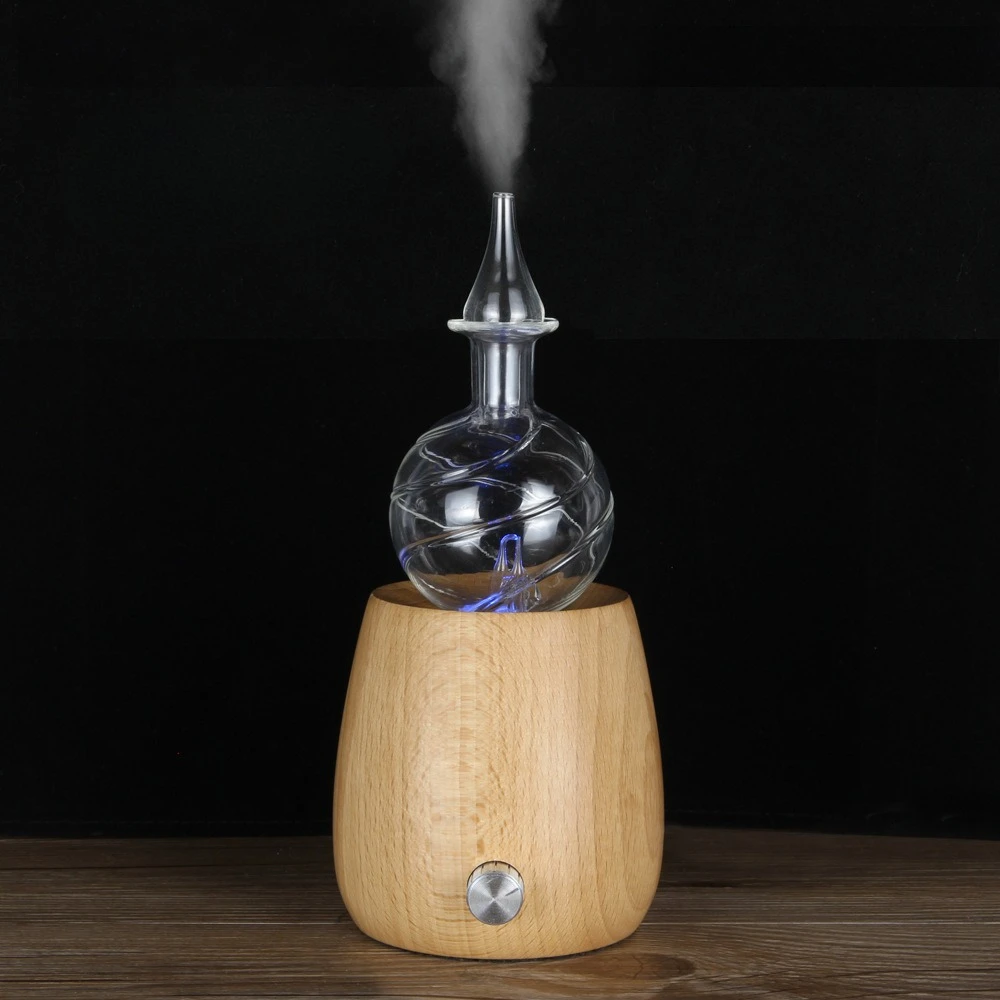 2026 New Upgrade Mini Pure Essential Oil Aromatherapy Diffuser 100-240V Aroma Nebulizing Humidifier Machine With Colorful Night