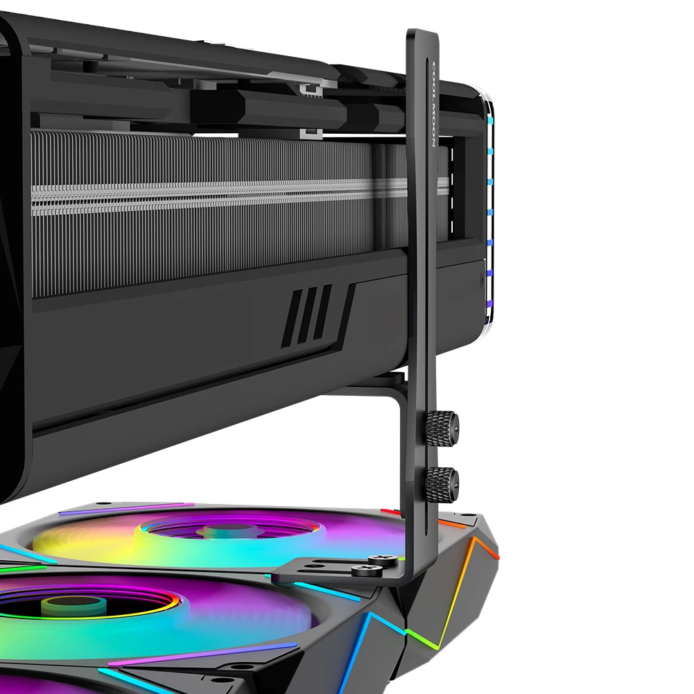 

Держатель для видеокарты из алюминиевого сплава, регулируемая телескопическая подставка для видеокарты, фиксирующий кронштейн для GPU