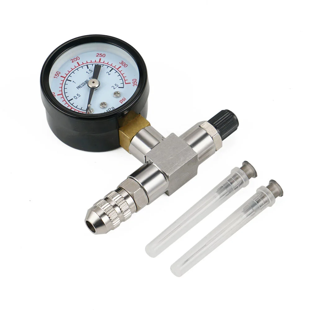 350psi/600psi ATV Suspension Shock Absorber Nitrogen Pressure Gauge Fill Tool for Polaris RZR Yamaha YZX Arctic Cat Snowmobile