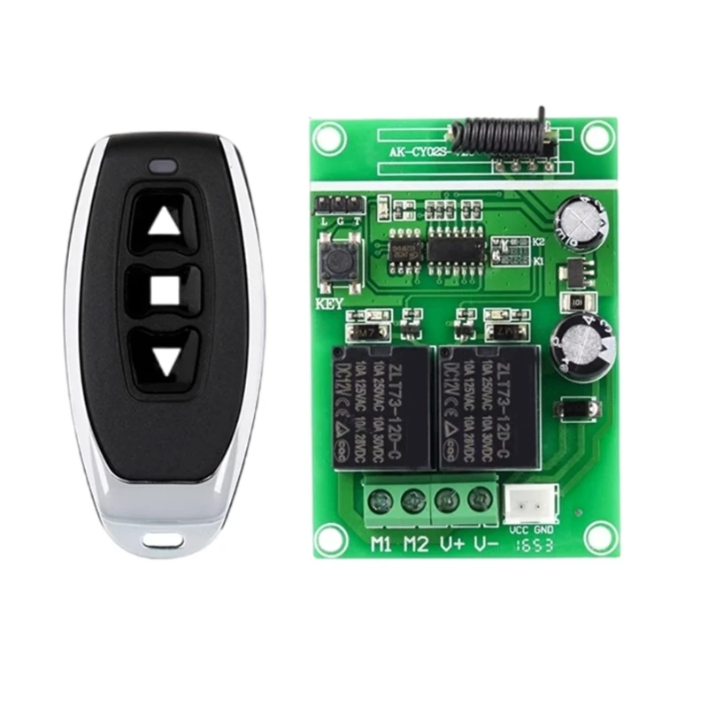 2025 New Wireless 433Mhz RF Remote Control Switches 12V Receiver Board for Gate Door