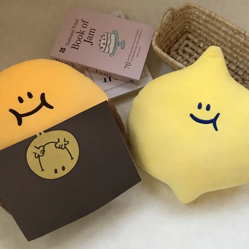 Lemon Sweet Potato Emoticon Pack Plush Pillow Sofa Cushion Sad Potato Film Television Characters Plush Warmer Kids Girls