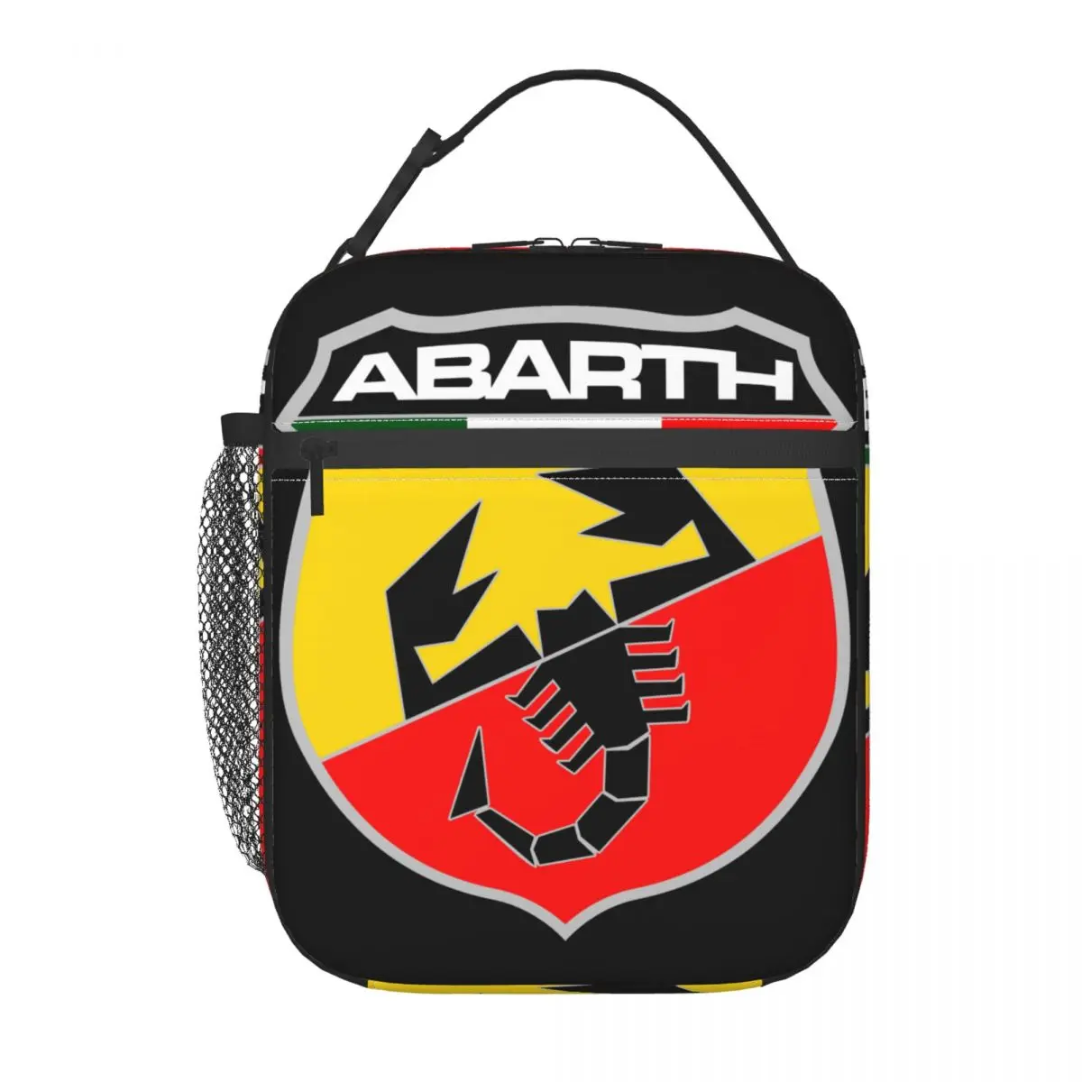 حقيبة الغداء المعزولة بشعار Abarth ، حقيبة حمل الطعام