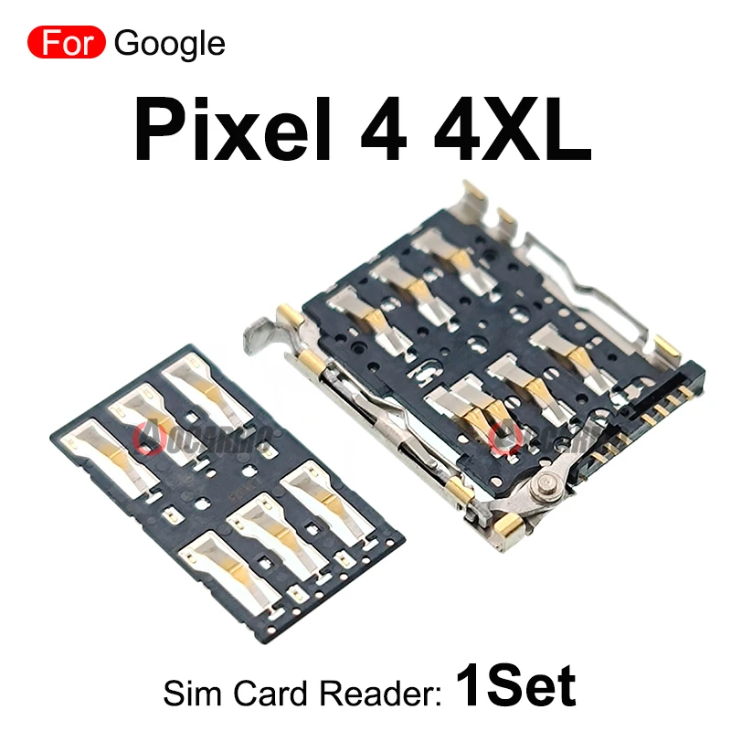 For Google Pixel 4 4XL SIM Reader Sim Card Holder Socket Repair Replacement Parts