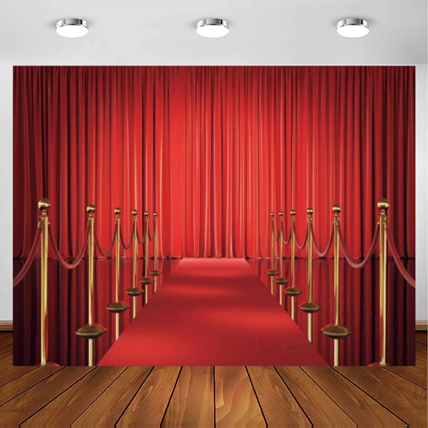 Cortina roja para fotografía, telón de fondo para Festival de Cine, alfombra roja para ceremonia de premios de escenario, evento de graduación, escenario, fiesta de cumpleaños