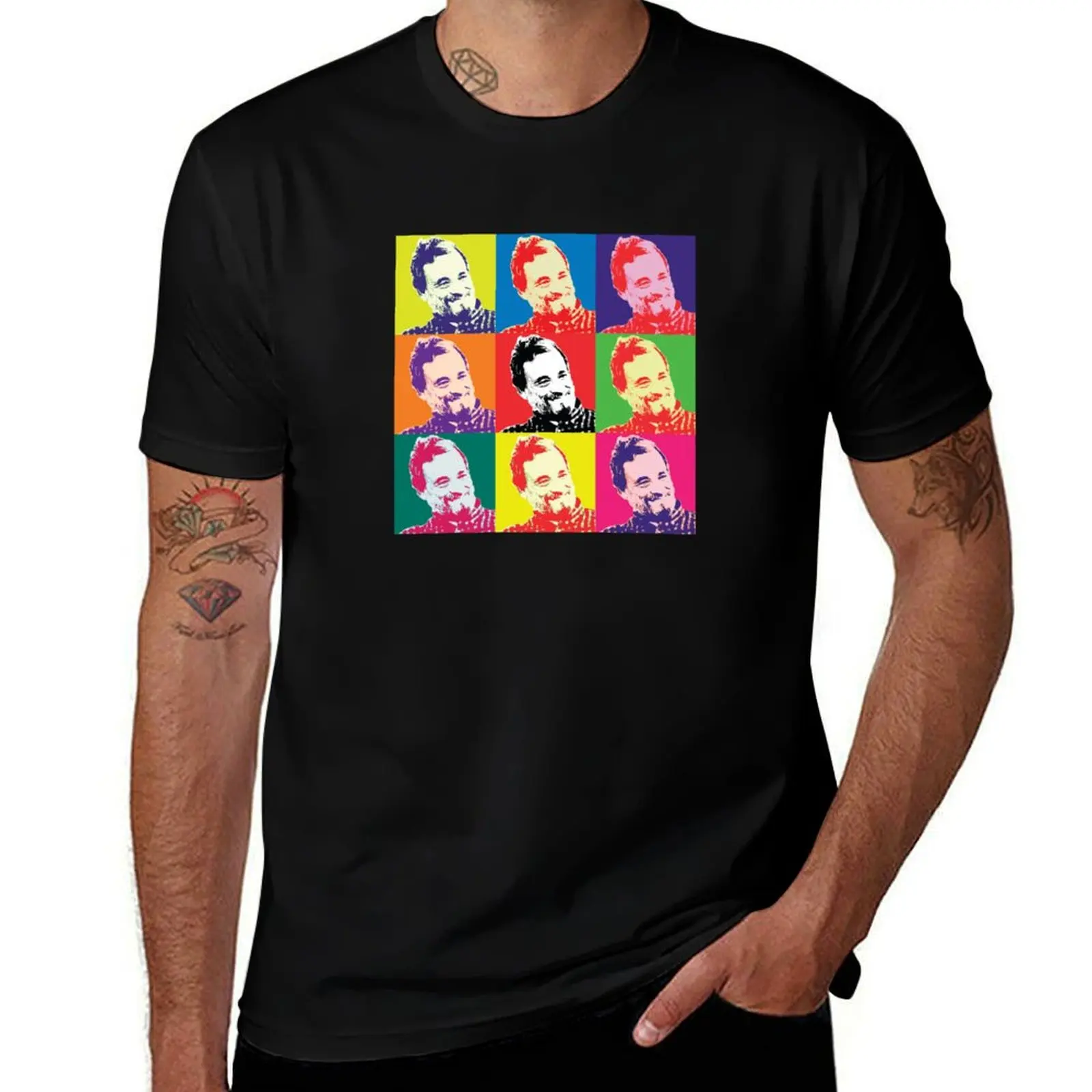 Stephen Sondheim [PopArt] T-Shirt Trendy Print Short Sleeve T-Shirt